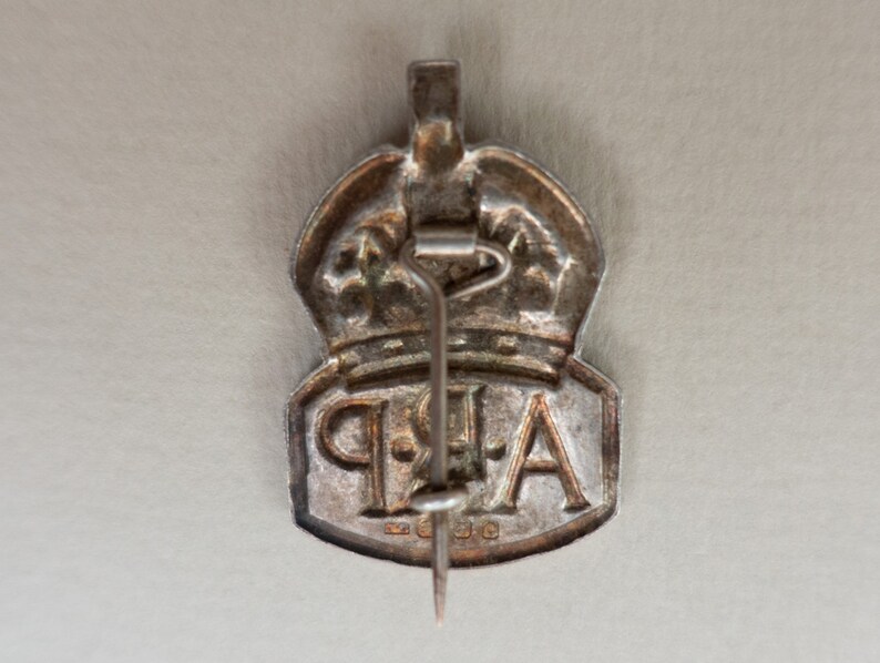 Original ARP Air Raid Precautions Badge 1938 genuine military memorabilia