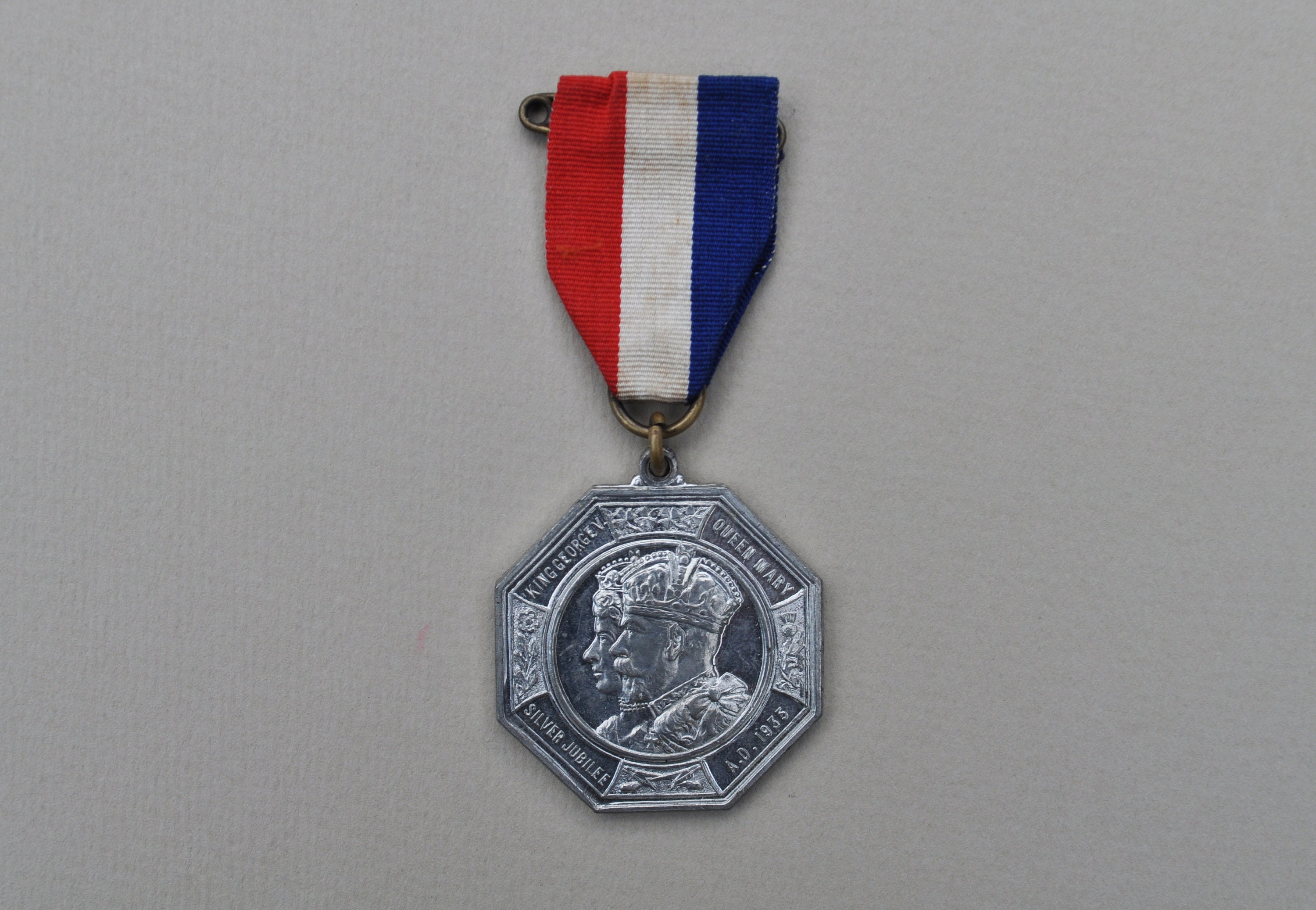 1935 King V Silver Jubilee Medal Original with pin Etsy