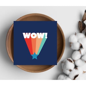Verjaardagskaart - Wow