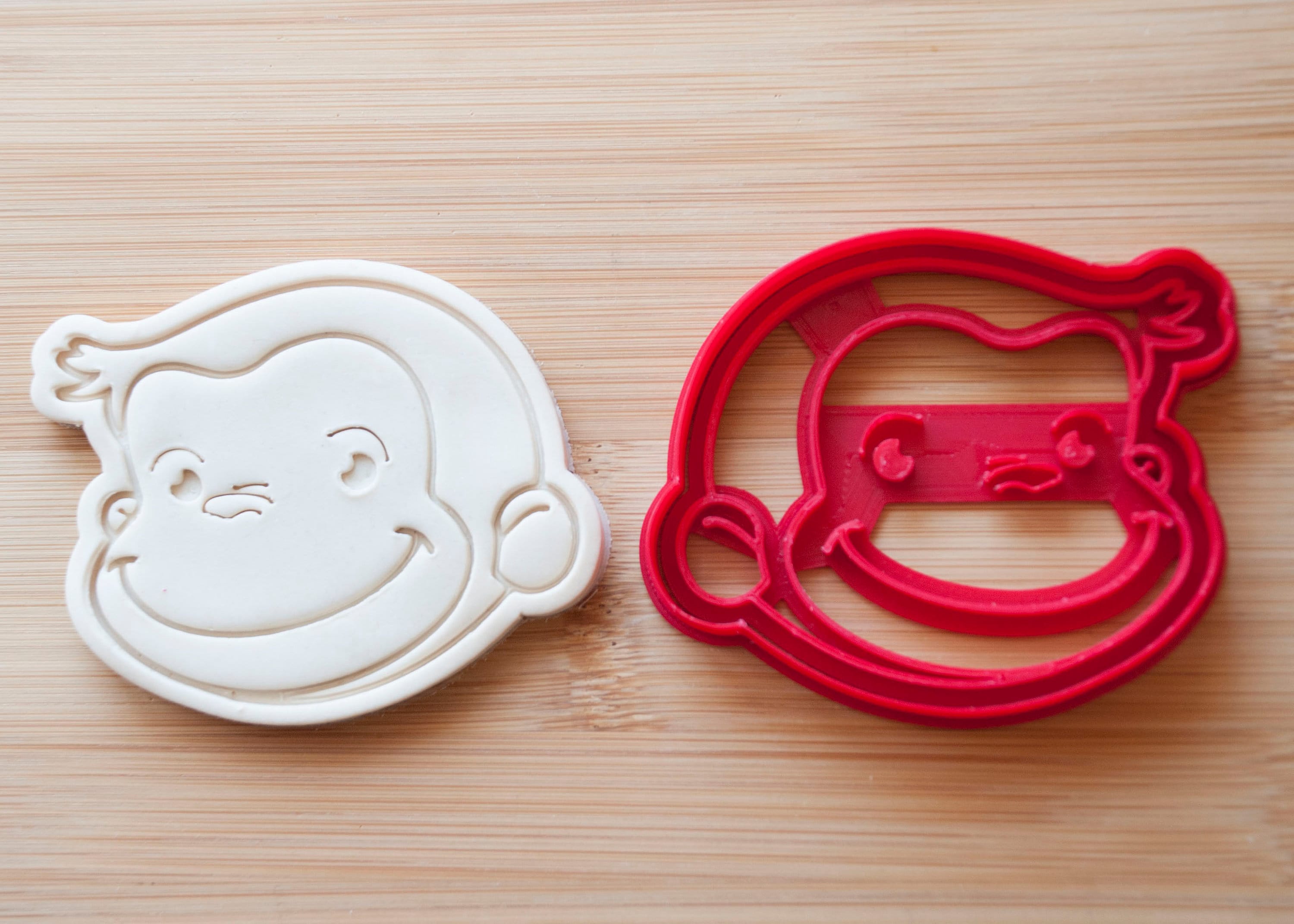 Curious Cookie Cutter Monkey Cookie Cutter Etsy