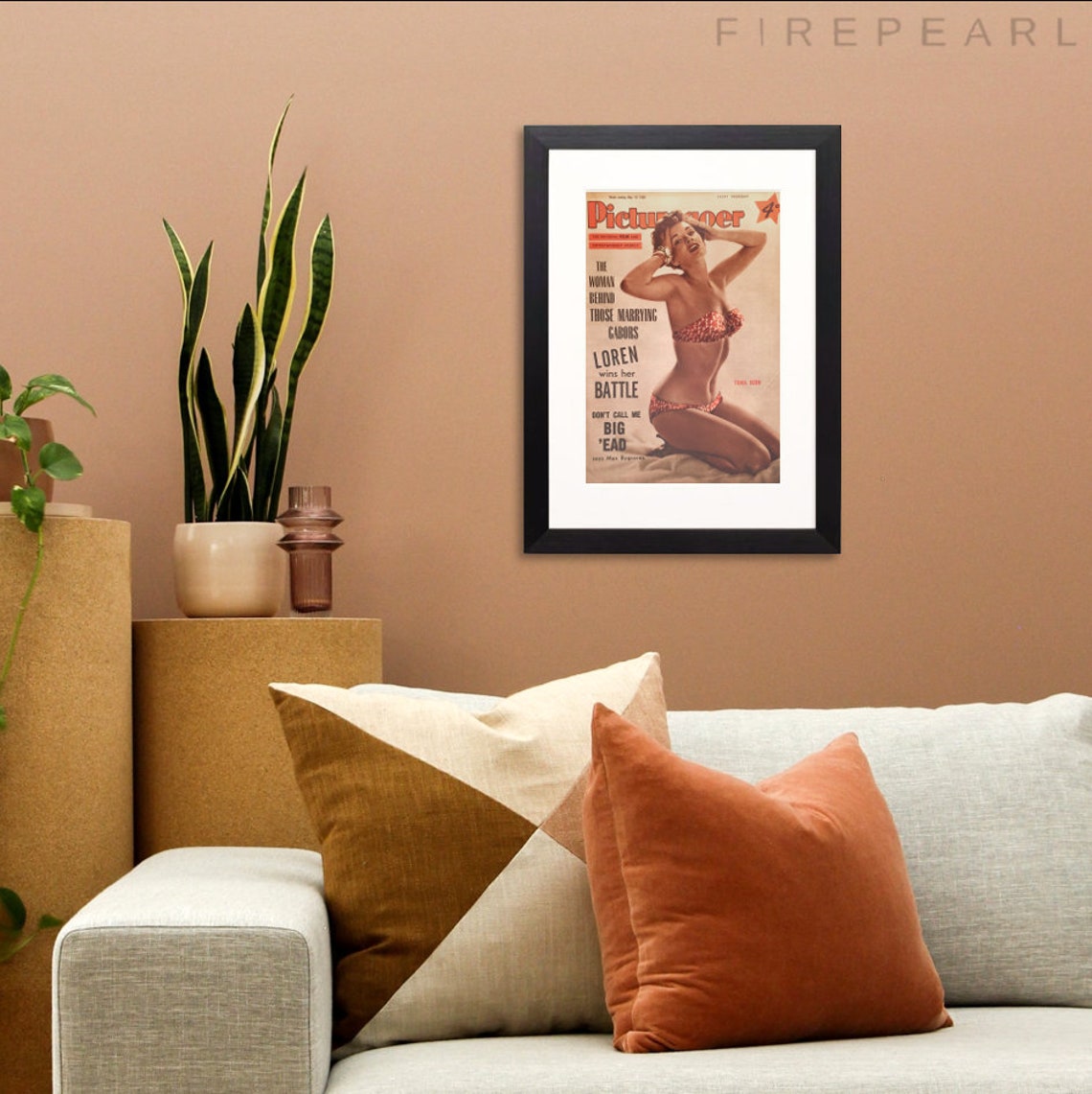 Original Pinup Poster / Retro / Vintage / Magazine Cover
