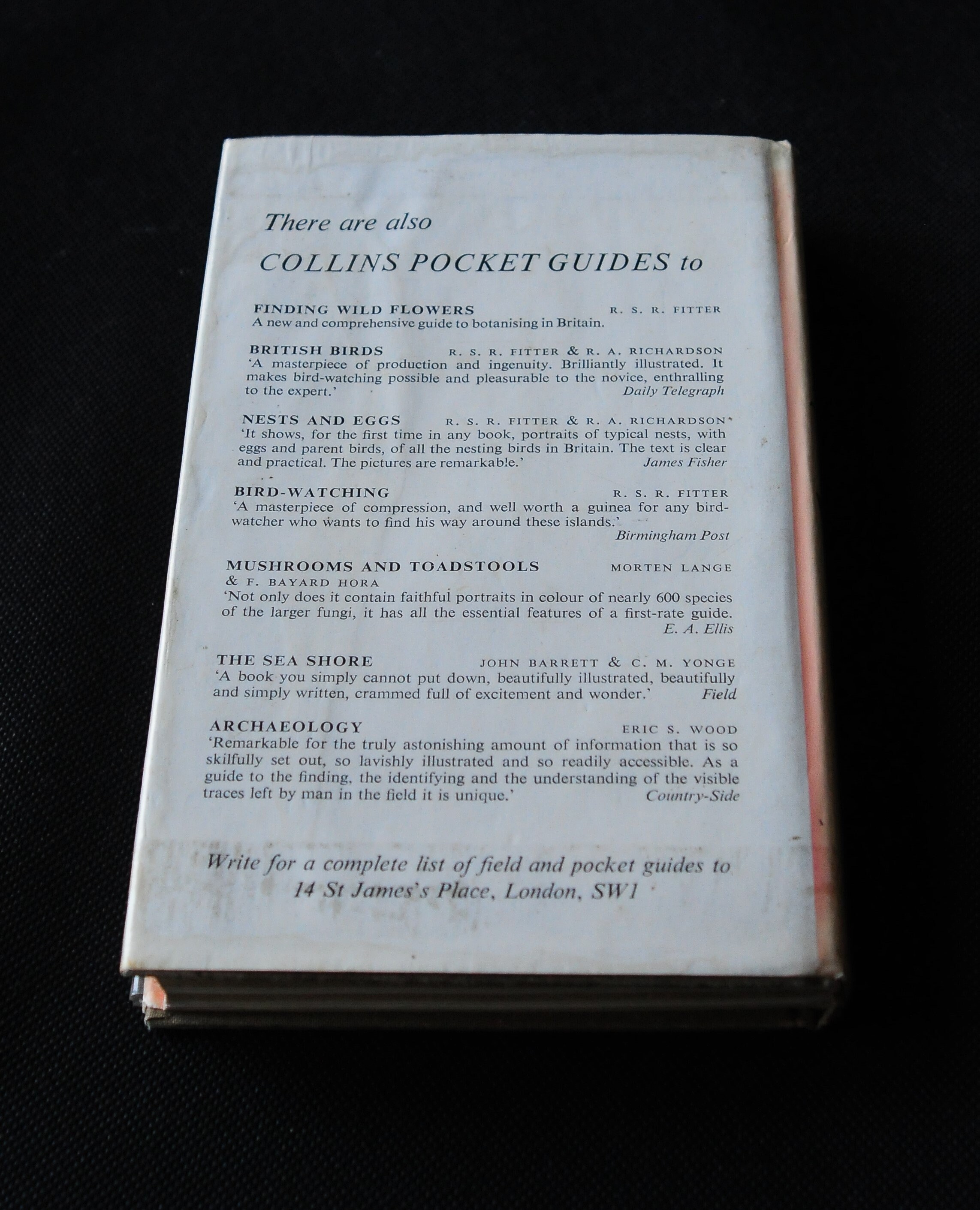 Collins Pocket Guide to Wildflowers 1974 Wildflower Guide Etsy