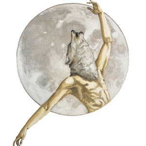 Acquerello personalizzato di un animale dell'anima, animale spirituale, animale di potere, fauna selvatica, magia animale, medicina animale, totem, guida animale, spirito animale