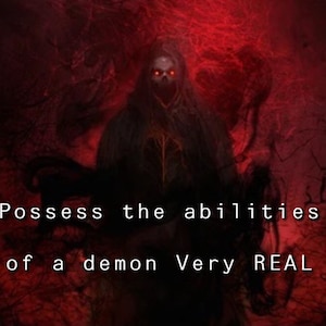 Possiedi il potere di un potente rituale demoniaco