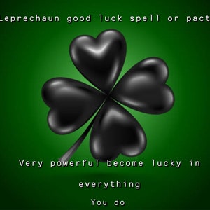 Leprechaun powerful spell or pact