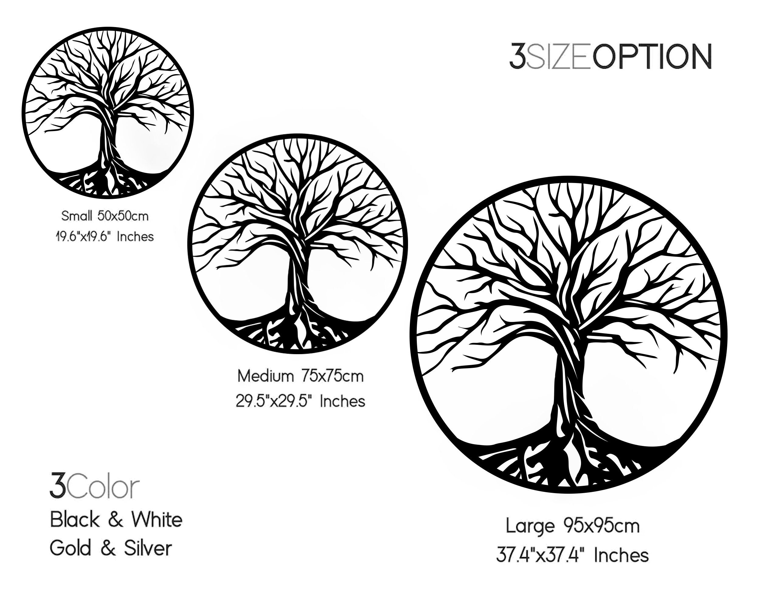 Black Tree of Life Wall Art Tree of Life Wall Decor Above Bed Etsy