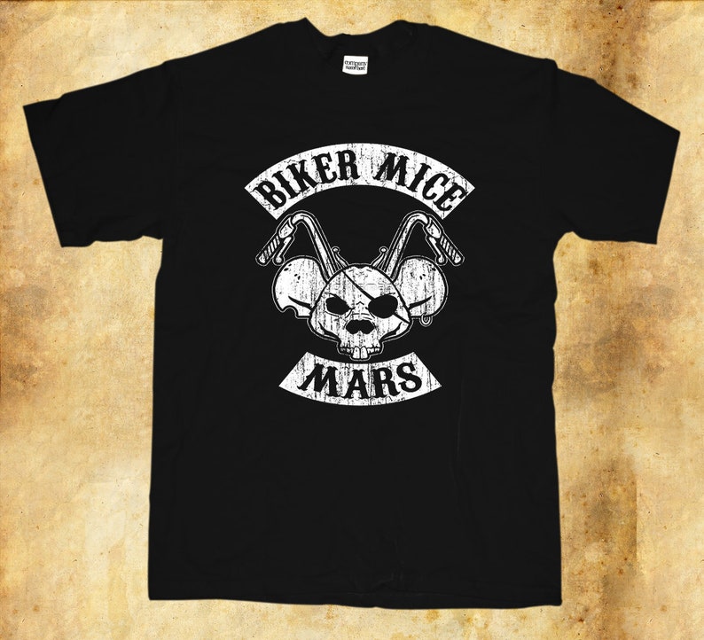 Biker Mice From Mars Custom Logo Classic Retro T-shirt | Etsy