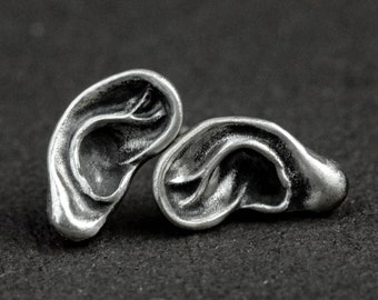 Orecchini Frankenstein In Argento Sterling 925 - Gioielli Originali Per Halloween, Formato 0,7 Cm, In Confezione Regalo