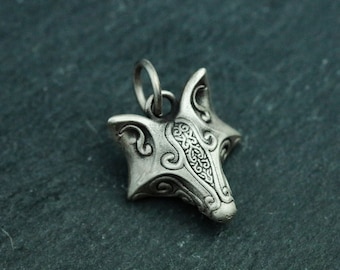 fox 925 silver pendant necklace, simple animal silver jewelry, personalized handmade silver jewelry-handmade