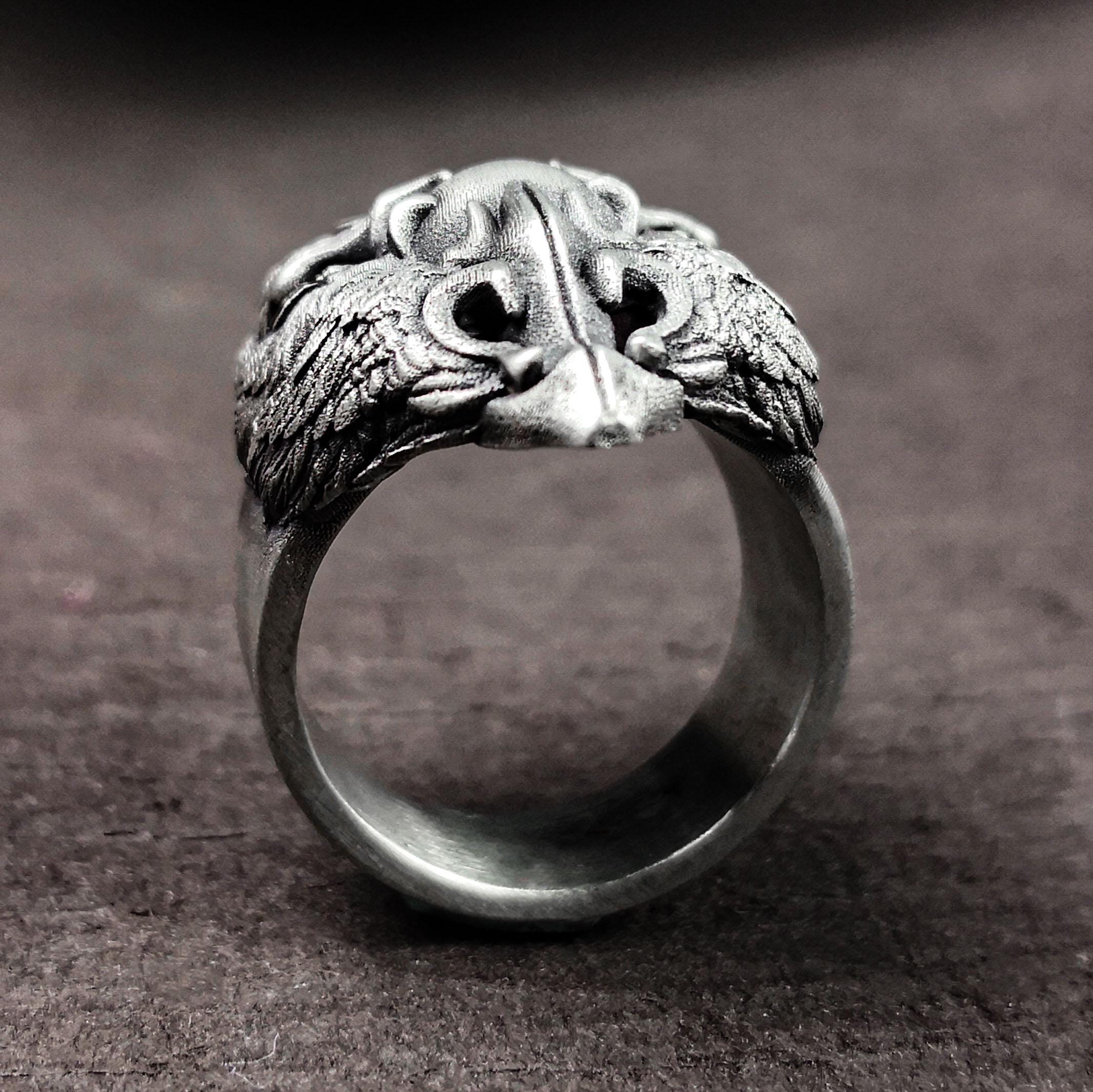 アクセサリー ANGEL RING 925 925 Silver Gold Plated Angel Ring, Angle Sitting Ring