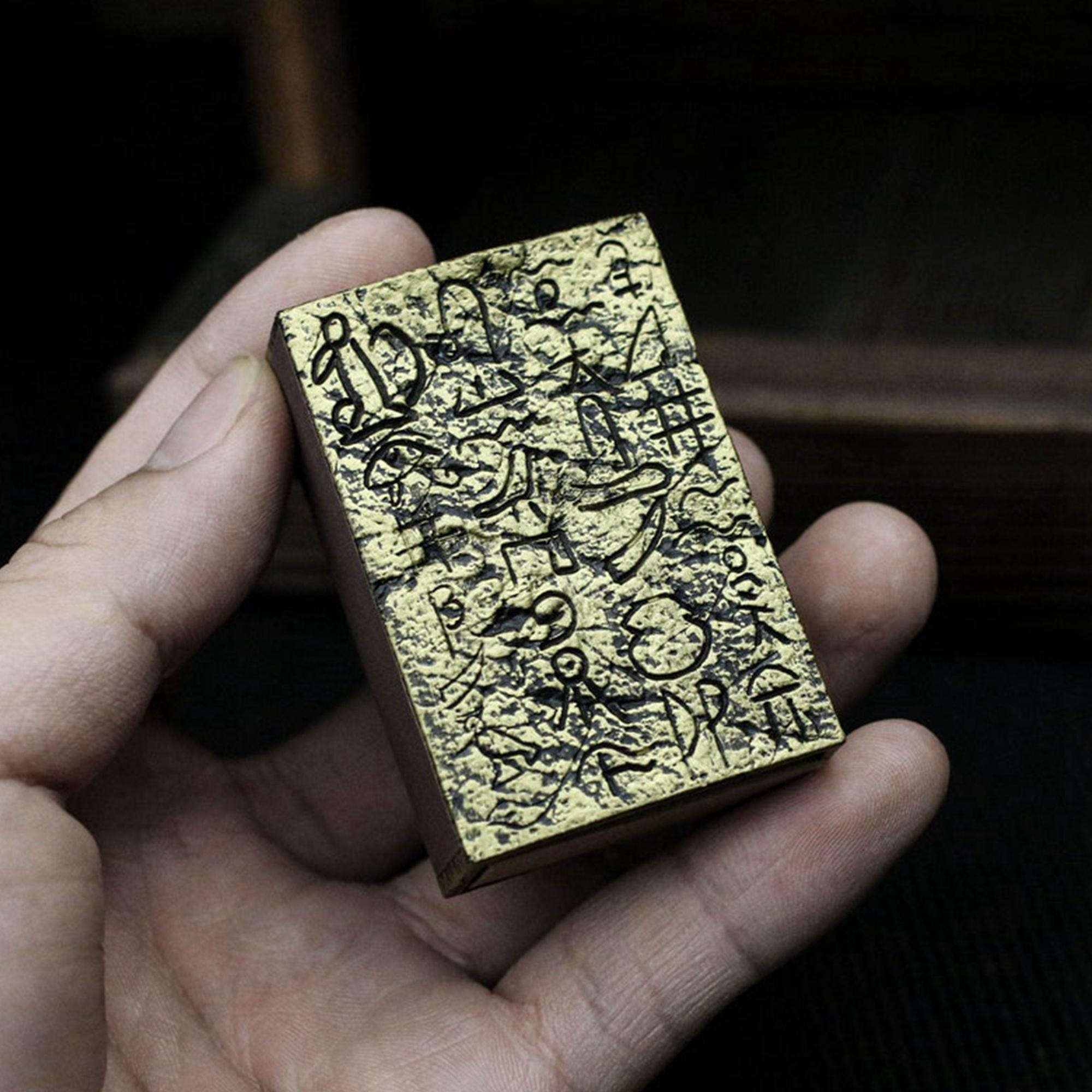 Anubis Matchbox: Egyptian God Amulet, Brass or Sterling Silver - Etsy