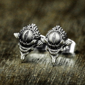 Devil's Eye\Earrings\Historical Jewelry\Vintage\Domineering\Satan Skull\Jewish Jewelry\Protection\Rare Amulets