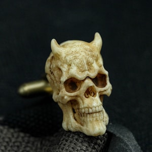 Skull Cufflinks | Shirt Cufflinks | Gothic Cufflinks | Elegant Cufflinks | Men&#39;s Accessories