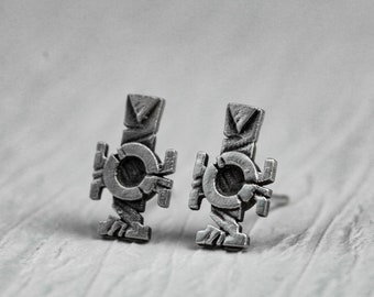 Sterling Silver Cross Earrings: Hand-Cast Christian Jewelry