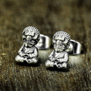 Boucles d’oreilles Cyclope Bijoux Crâne de Monstre Mythologie Grecque Boucles d’Oreilles Design Personnalisées\Carnaval\Psychédélique\Festival\Peller