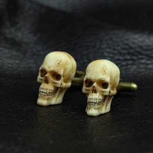 Skull Cufflinks | Shirt Cufflinks | Gothic Cufflinks | Elegant Cufflinks | Men&#39;s Accessories
