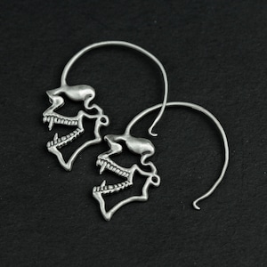 Skull Stud Earrings, Skull Jewelry, Personalized Gifts, Men's Gifts, Halloween Gifts, Gothic Jewelry