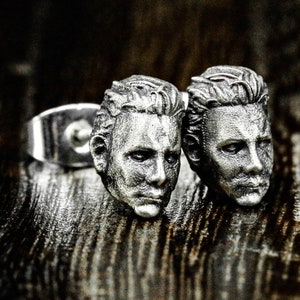 Horror pioneer Halloween earrings, custom role-playing earrings jewelry, devil inspiration, horror earrings, movie role-playing earrings