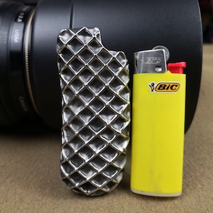 Sterling Silver Diamond Lighter Case | Diamond Lighter Case | Lighter Case | Men&#39;s Gift