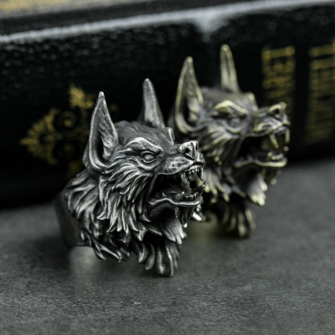 Werewolf Ring Totem, Werewolf Ring,animal Jewelry, Wolf Ring,werewolf