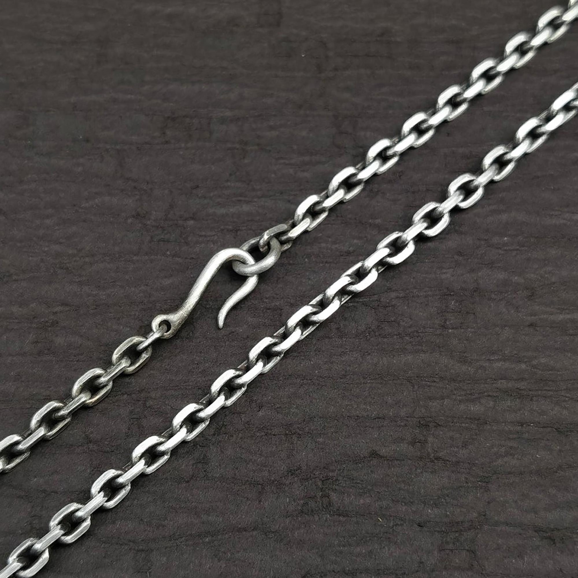 手作りスターリングシルバーの孫悟空ペンダント：西遊記ネックレス