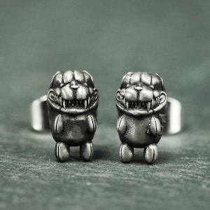 Violent dog earrings, vintage style exquisite earrings, pet memorial gifts, customized pet earrings, earring lovers gifts,