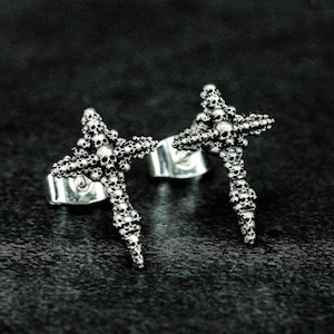 Skull and Cross Earrings\Hypoallergenic Earrings\Handmade Earrings\Death Jewelry\Amazing Skulls\Ghost Earrings