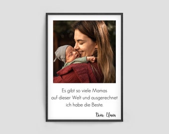 Geschenk MAMA personalisiert Muttertagsgeschenk Muttertag Geburtstag Weihnachten Geschenk Mama Frau Ehefrau Mutter Fotogeschenk