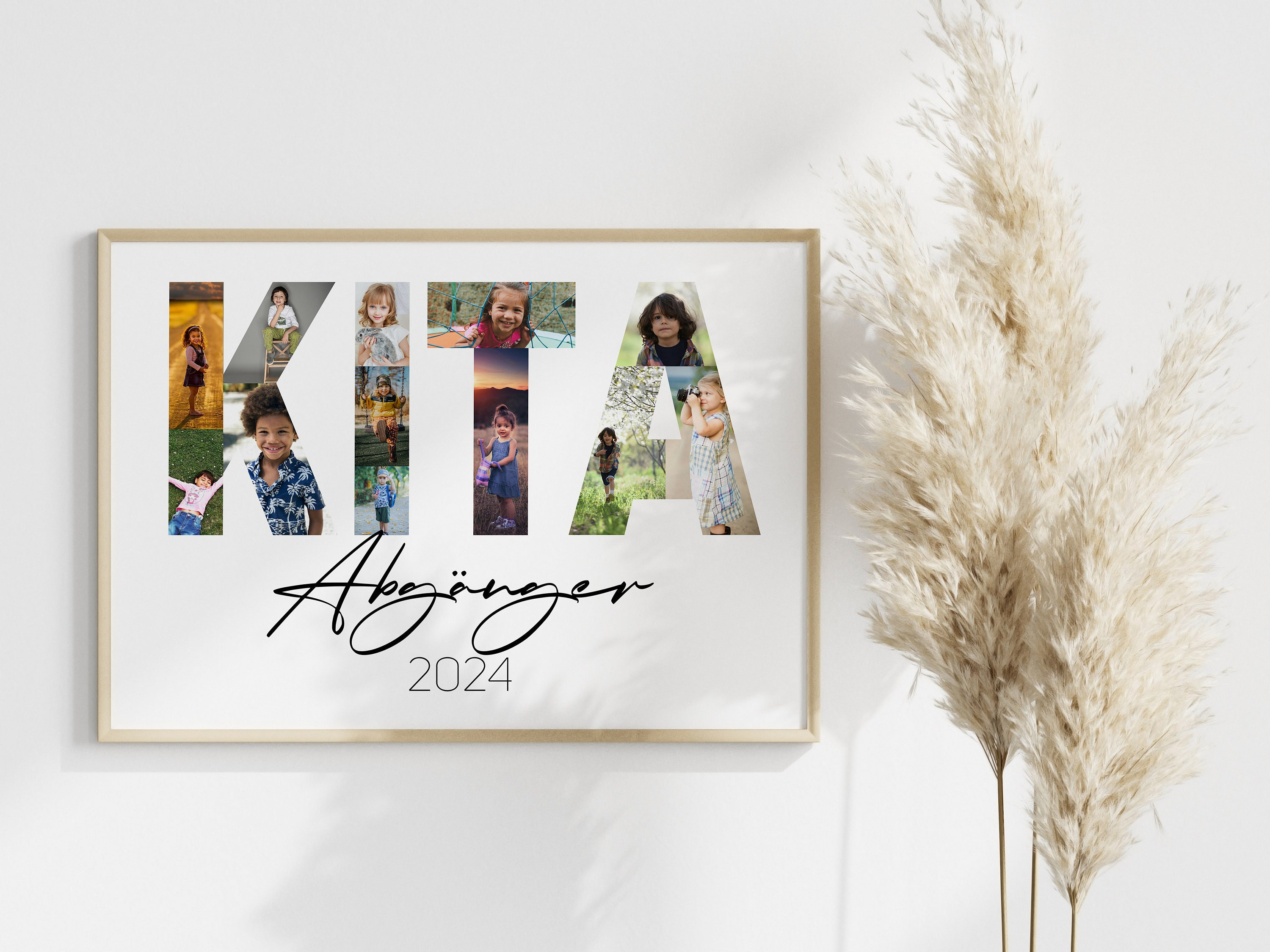 Farewell gift daycare kindergarten teacher photo gift collage personalized gift graduation enrollment