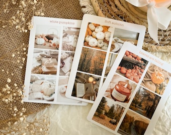 cozy autumn picture sticker sheets