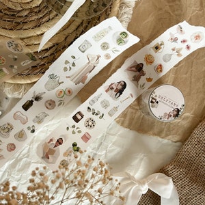 SAMPLE selfcare pet tape for journal, planner stationery