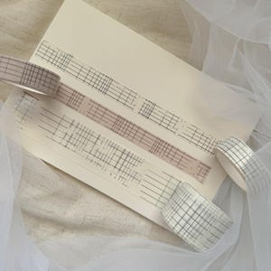 vintage raster washi tape, masking tape, raster washi tape, journaling briefpapier washi tape, raster washi tape, beige washi tape, eenvoudige washi