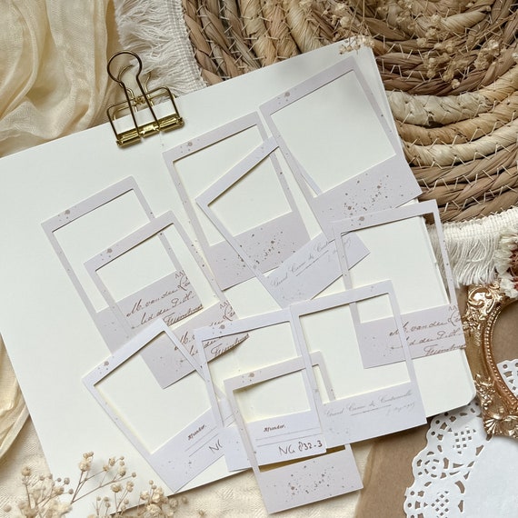 Vintage Polaroid Frame Sticker Pocket, Vintage Sticker, Planner