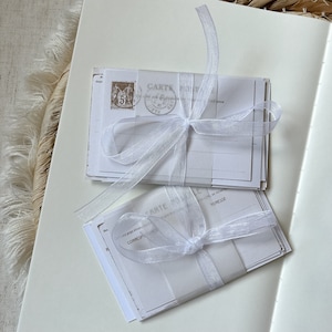 tasca adesiva fustellata per cartoline finte vintage, etichetta adesiva per indirizzo, adesivo per pianificatore, 14 pezzi