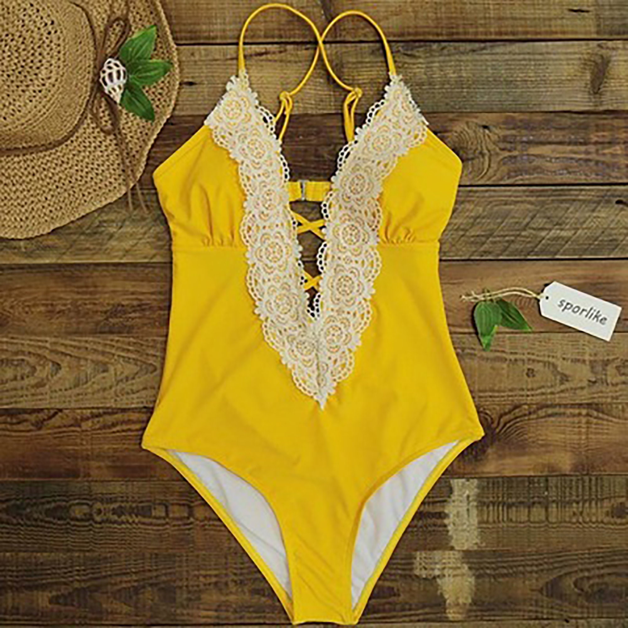 Lace Bikini Set Beach Swimwear Single Swimwear Wife | Etsy