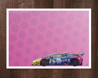 Lamborghini Huracan GT3 Evo 'Topcats Racing' - Art Print