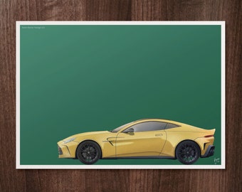 Aston Martin Vantage 2024 - Art Print