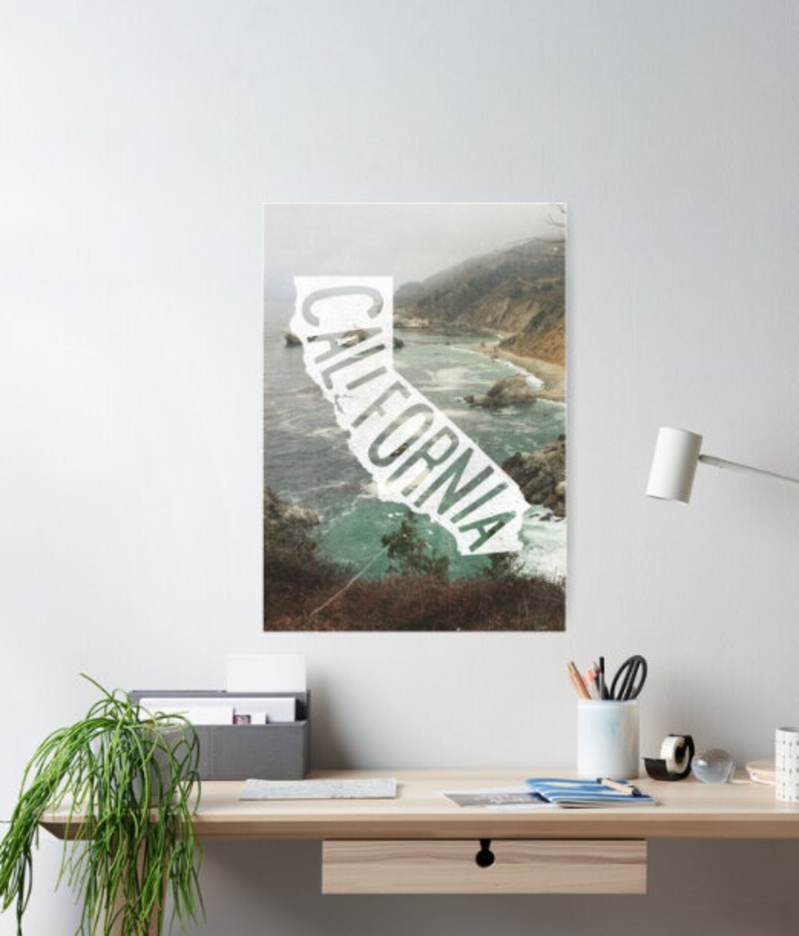 California Poster Etsy