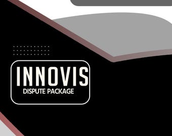 Innovis Credit Dispute Letter Pack: Kreditauskunft Reparatur (PDF) | Sofortdownload| DIY Templates zur Bonbon-Erhöhung
