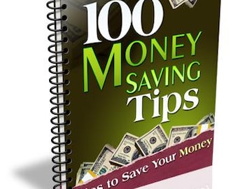 100 Geldspar-Tipps- Geld sparen und Zeit verbringen | Sofort PDF Download | Ratgeber Digitales Büro