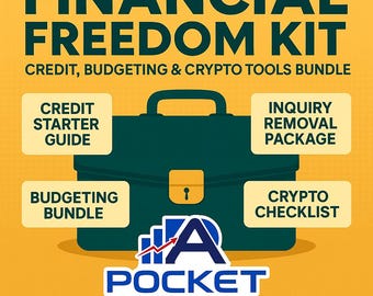 Fix Credit & Haushalt Smarter | Credit Dispute Templates, Planer, Debt Tracker und Krypto Checkliste, digitaler Download | Ebooks zum Selbermachen