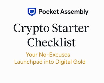 Krypto-Starter-Checkliste – Anfänger PDF | Währung-Ratgeber leicht gemacht | Digitaler Download | Zum Selbermachen