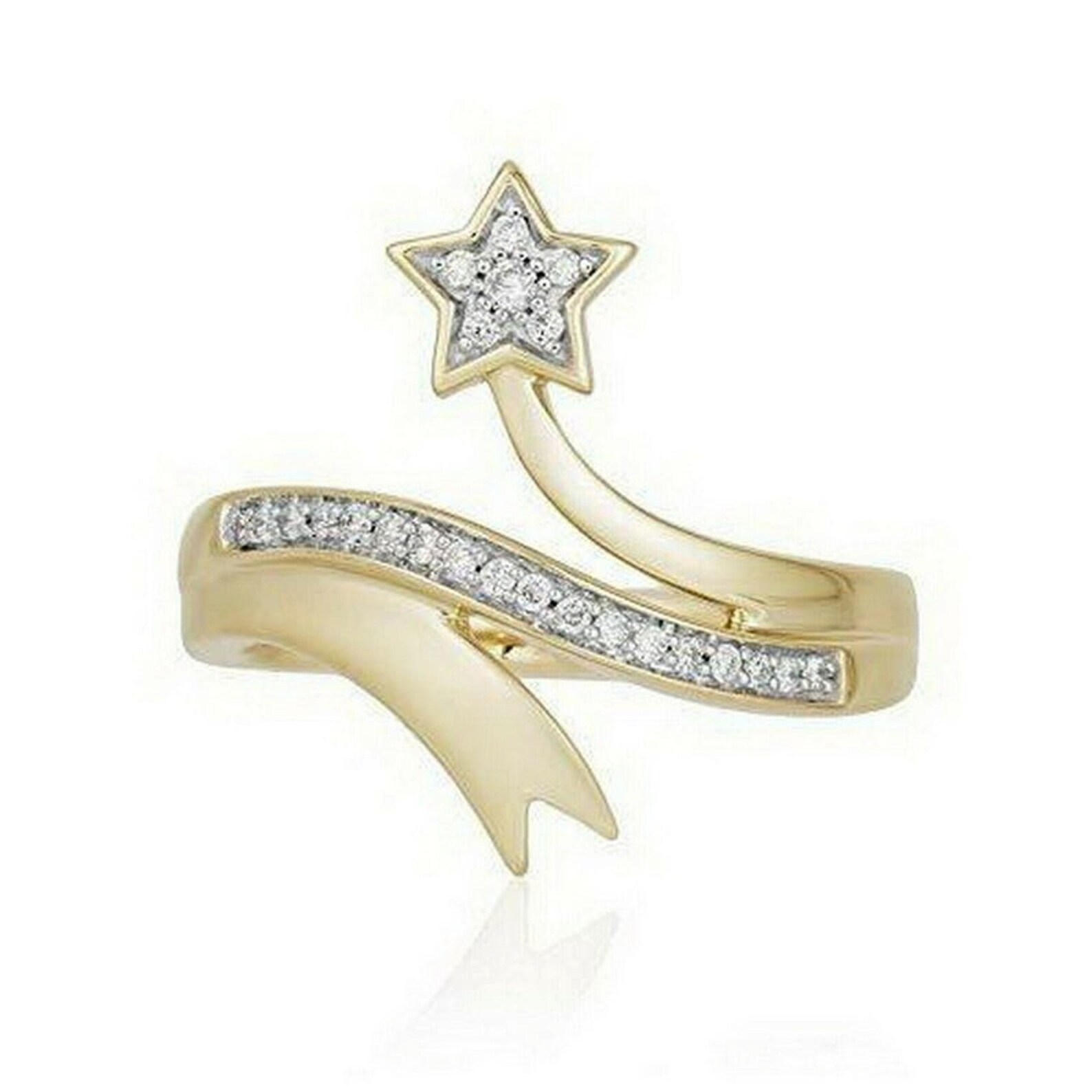 Enchanted Disney Tinker Bell Star Ring Engagement Ring 925 Etsy
