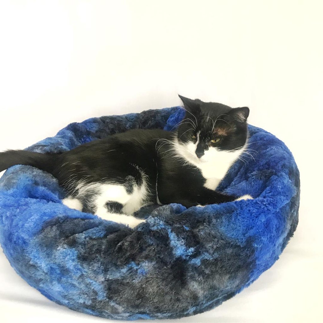 Soft Plush Round Pet Bed for Cat or Dog,winter Warm for Pet Bed Soft Comfortable House for Puppy