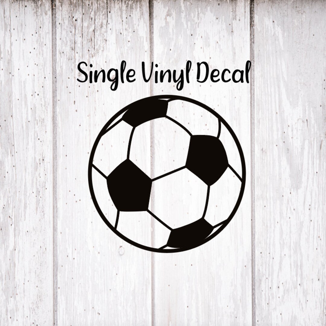 Soccer Ball Vinyl Decal, 3 18 Vinyl Decal, Sports Decal Etsy