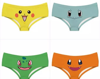 SOJIHSLIKE Pikachu Womens Cotton Stretch Panties Underwear Panty
