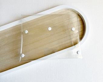 Handmade Transparent Stationery Pouch – Minimal Planner Supplies