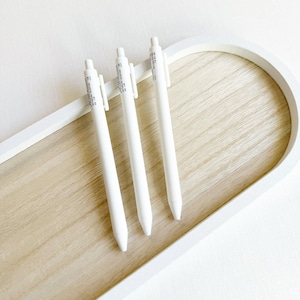 Soft Touch Gel Ink Pens - White Barrel - Planner Supplies - Planning/Journaling - Pens - Planner Accessories - Minimal