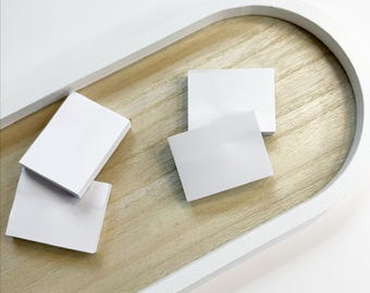 White Mini Sticky Notes - Planner Supplies - Planning/Journaling - Sticky Notes - Planner Accessories - Minimal