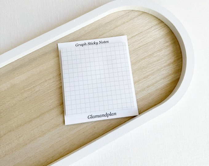 Journal Sticky Notes Graph Sticky Notes – Minimalist Planner & Journal Accessories - Etsy